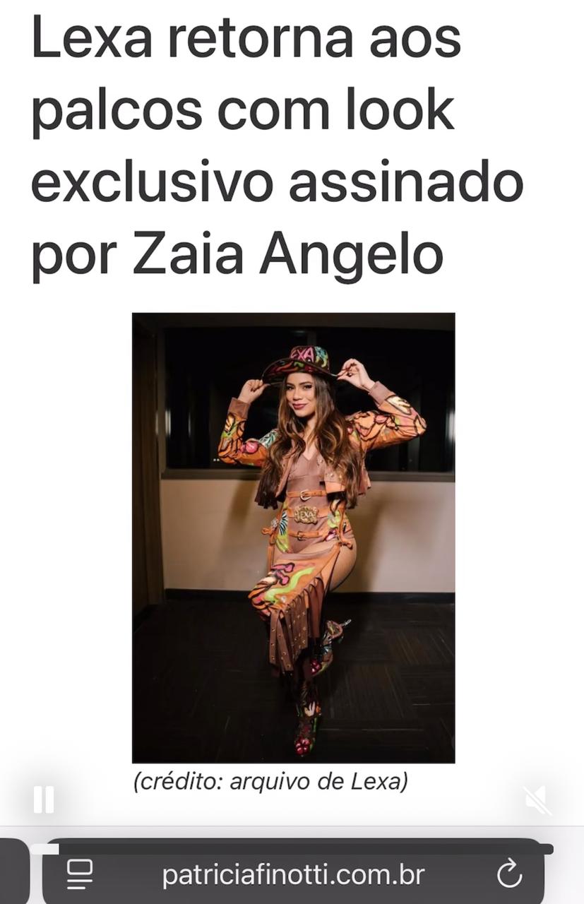 Lexa veste Zaia Angelo