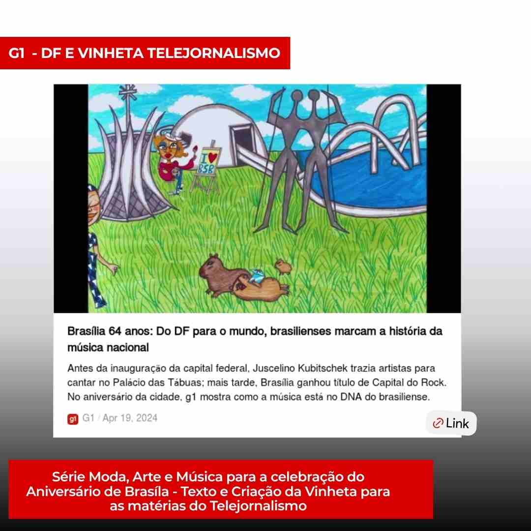 Zaia Angelo cria vinheta do aniversário de Brasilia