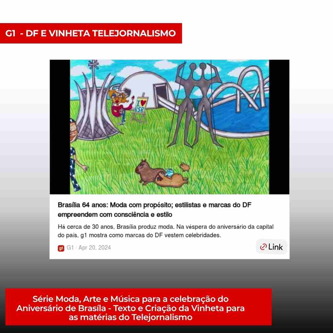 Zaia Angelo cria vinheta do aniversário de Brasilia