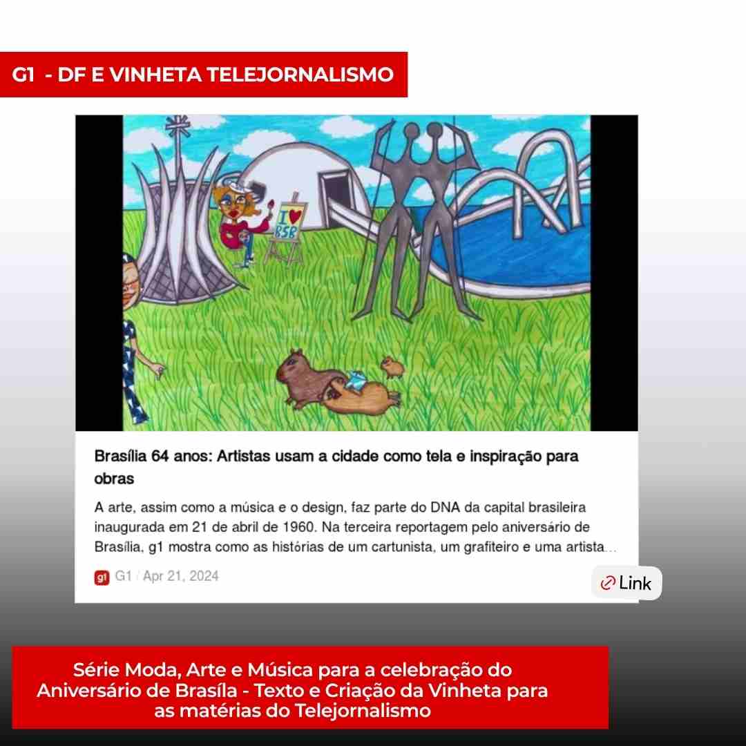 Zaia Angelo cria vinheta do aniversário de Brasilia